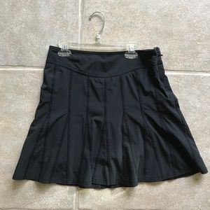 Womens Black Athleta Exercise/ Tennis Skirt / Skor
